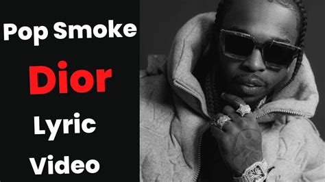 pop smoke dior parole|dior lyrics by pop smoke.